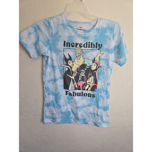 Kid Disney Villains Tee Shirt Fabulous Carter's Kid Size 12 - Picture 1 of 6